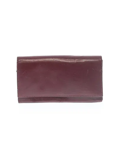 Pre-owned Unbranded Wallet In Burgundy