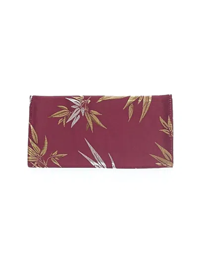 Pre-owned Unbranded Wallet In Burgundy