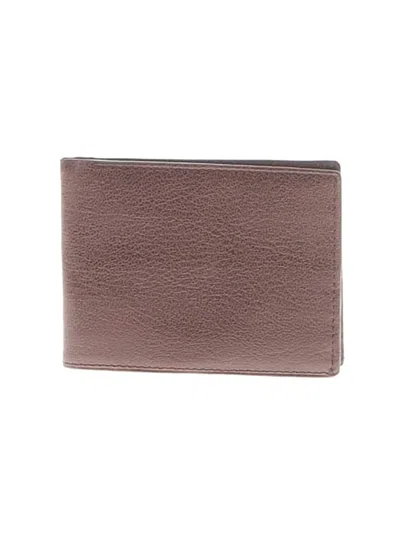 Pre-owned Unbranded Wallet In Burgundy