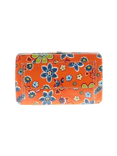 Pre-owned Unbranded Wallet In Orange