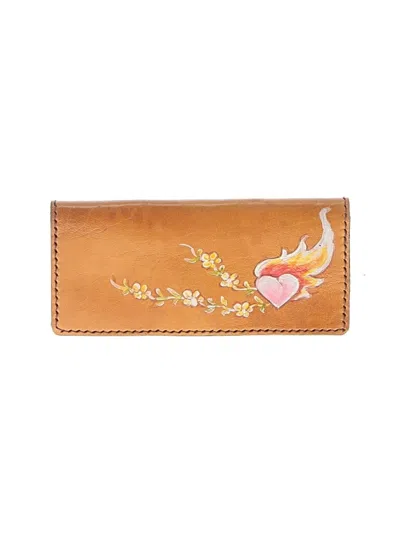 Pre-owned Unbranded Wallet In Tan