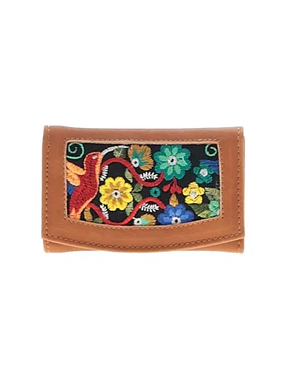 Pre-owned Unbranded Wallet In Tan