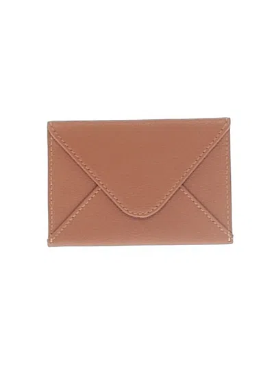 Pre-owned Unbranded Wallet In Tan