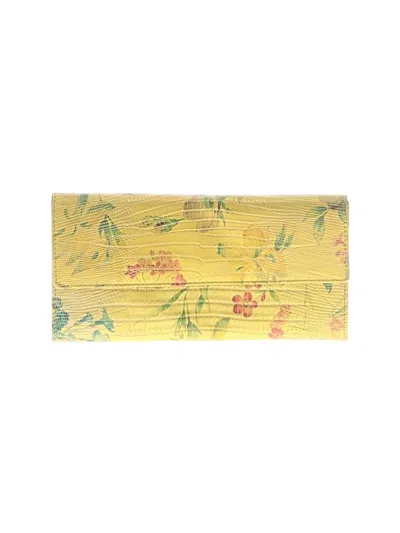 Pre-owned Unbranded Wallet In Yellow