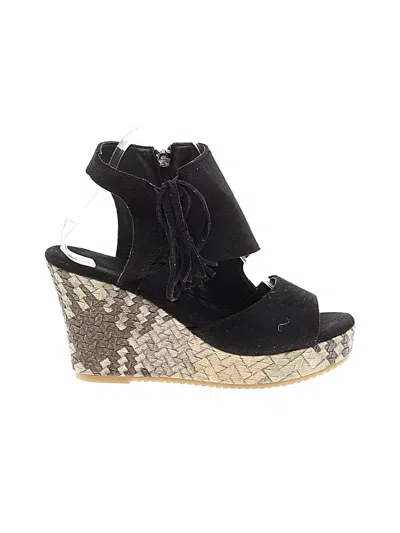 Pre-owned Unbranded Wedges In Black