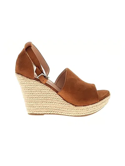 Pre-owned Unbranded Wedges In Brown