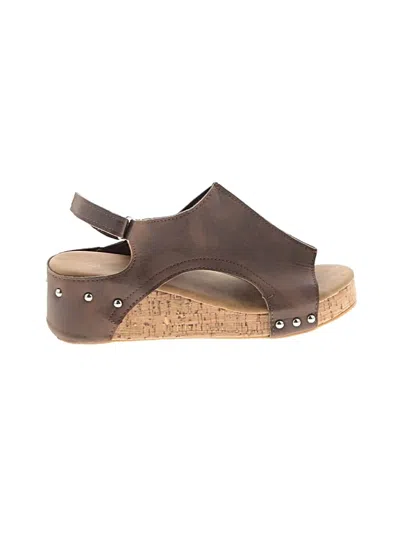 Pre-owned Unbranded Wedges In Brown