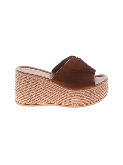Pre-owned Unbranded Wedges In Brown