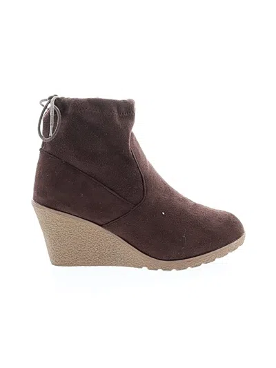 Pre-owned Unbranded Wedges In Brown
