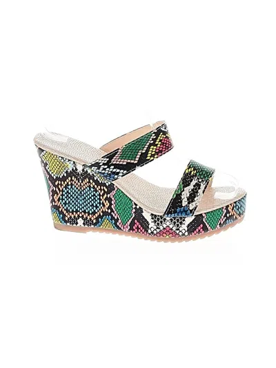 Pre-owned Unbranded Wedges In Green