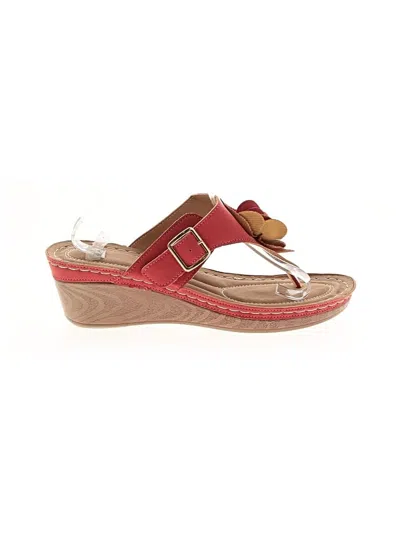 Pre-owned Unbranded Wedges In Red