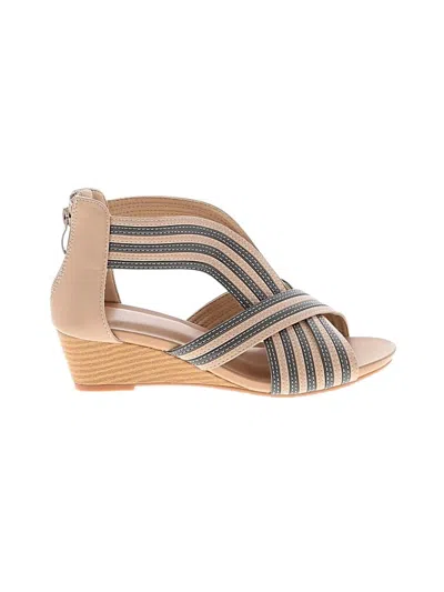 Pre-owned Unbranded Wedges In Tan