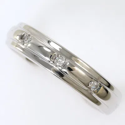 Pre-owned Unbranded White Gold White Gold (10k) Band Ring ()