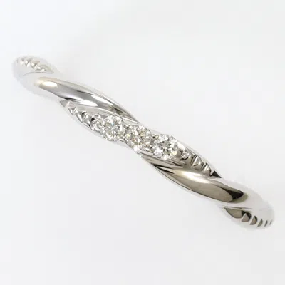 Pre-owned Unbranded White Gold White Gold (10k) Band Ring ()