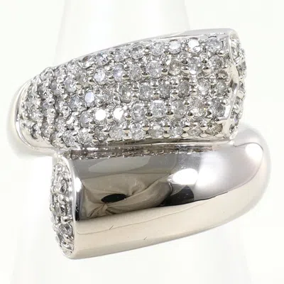 Pre-owned Unbranded White Gold White Gold (14k) Band Ring ()