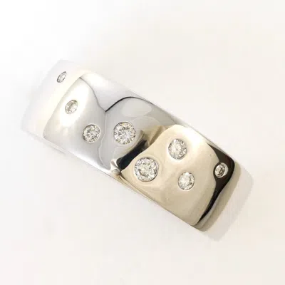Pre-owned Unbranded White Gold White Gold (18k) Band Ring ()