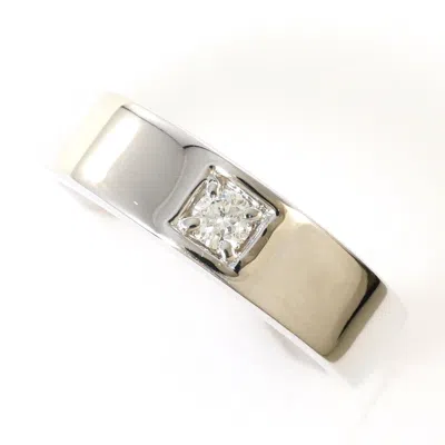Pre-owned Unbranded White Gold White Gold (18k) Band Ring ()