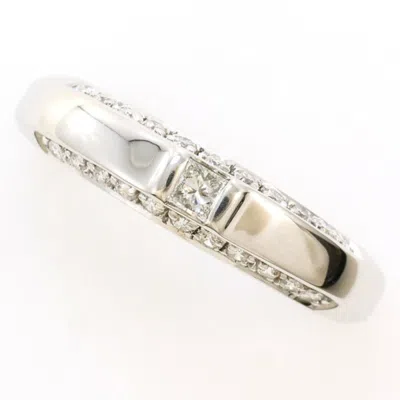 Pre-owned Unbranded White Gold White Gold (18k) Band Ring ()