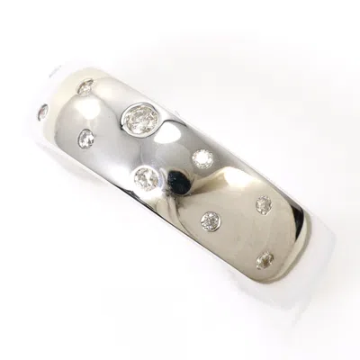 Pre-owned Unbranded White Gold White Gold (18k) Band Ring ()