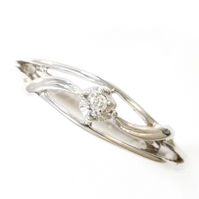 Pre-owned Unbranded White Gold White Gold (18k) Band Ring ()