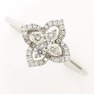 Pre-owned Unbranded White Gold White Gold (18k) Band Ring ()