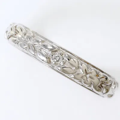 Pre-owned Unbranded White Gold White Gold (18k) Band Ring ()