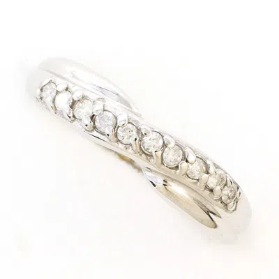 Pre-owned Unbranded White Gold White Gold (18k) Band Ring ()