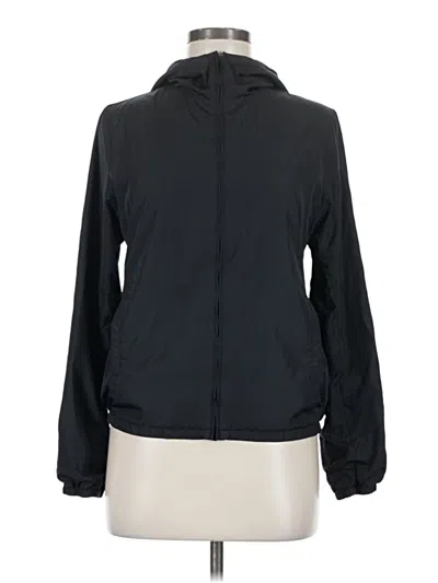 Pre-owned Unbranded Windbreaker Jacket In Black