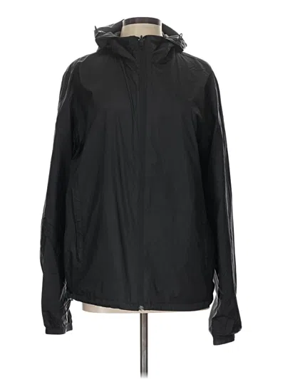Pre-owned Unbranded Windbreaker Jacket In Black