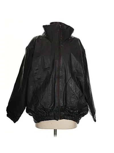 Pre-owned Unbranded Windbreaker Jacket In Black