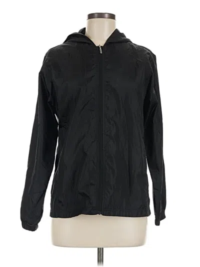 Pre-owned Unbranded Windbreaker Jacket In Black