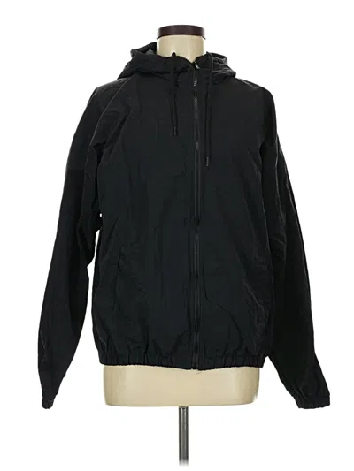 Pre-owned Unbranded Windbreaker Jacket In Black