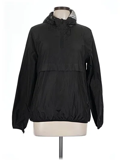 Pre-owned Unbranded Windbreaker Jacket In Black