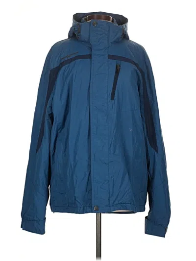 Pre-owned Unbranded Windbreaker Jacket In Blue