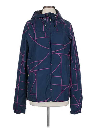 Pre-owned Unbranded Windbreaker Jacket In Blue