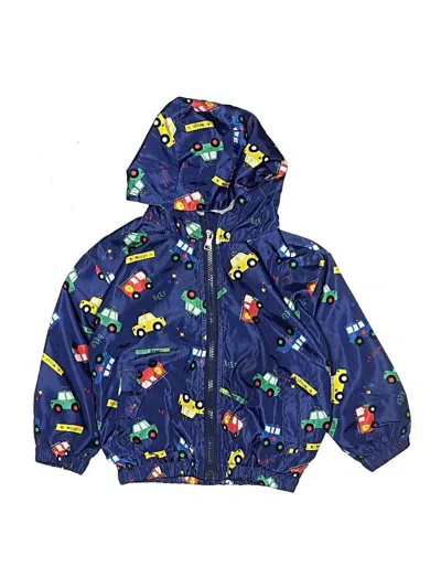 Pre-owned Unbranded Kids' Windbreaker Jacket In Blue