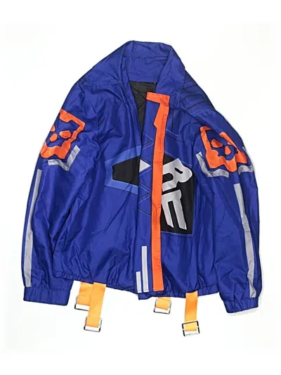 Pre-owned Unbranded Kids' Windbreaker Jacket In Blue