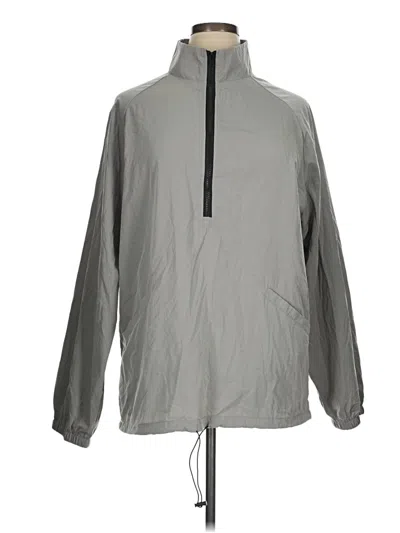 Pre-owned Unbranded Windbreaker Jacket In Gray