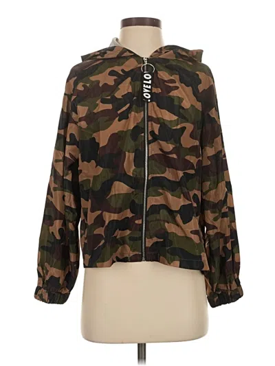 Pre-owned Unbranded Windbreaker Jacket In Green