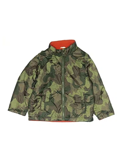 Pre-owned Unbranded Kids' Windbreaker Jacket In Green