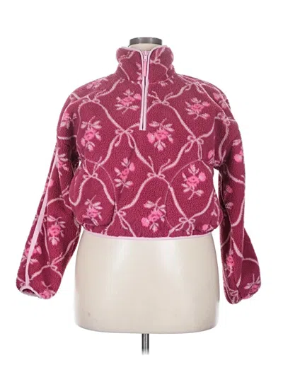 Pre-owned Unbranded Windbreaker Jacket In Pink