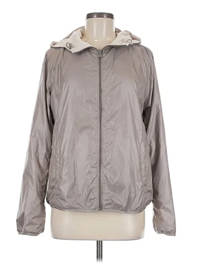 Pre-owned Unbranded Windbreaker Jacket In Silver