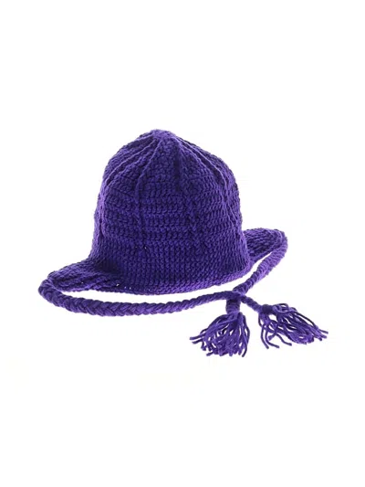 Pre-owned Unbranded Winter Hat In Purple