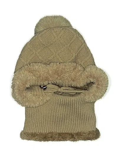Pre-owned Unbranded Winter Hat In Tan