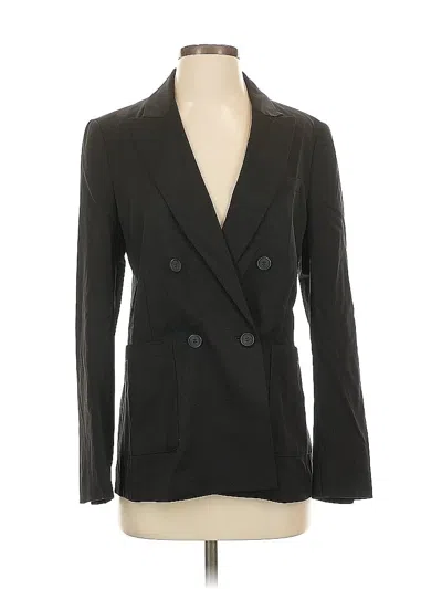 Pre-owned Unbranded Wool Blazer Jacket In Black