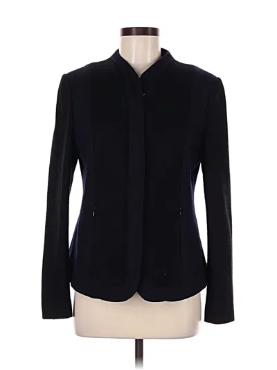 Pre-owned Unbranded Wool Blazer Jacket In Black