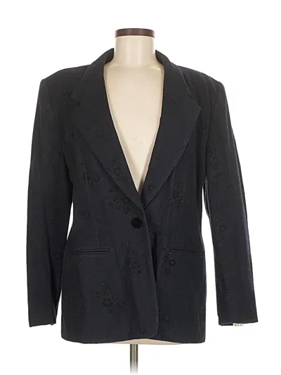 Pre-owned Unbranded Wool Blazer Jacket In Blue
