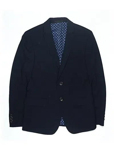 Pre-owned Unbranded Kids' Wool Blazer Jacket In Blue