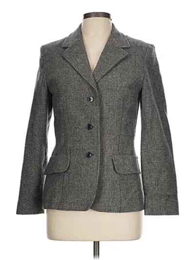 Pre-owned Unbranded Wool Blazer Jacket In Gray