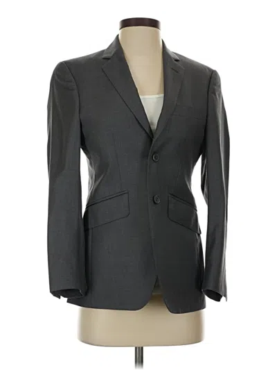 Pre-owned Unbranded Wool Blazer Jacket In Gray